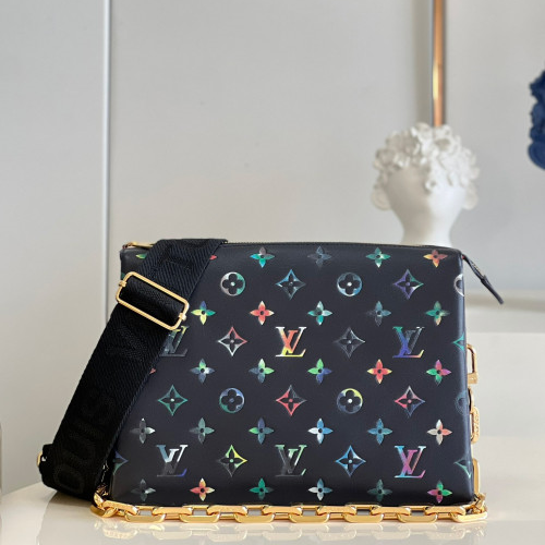 LV 쿠상 PM 다크 블루 M57790 블랙